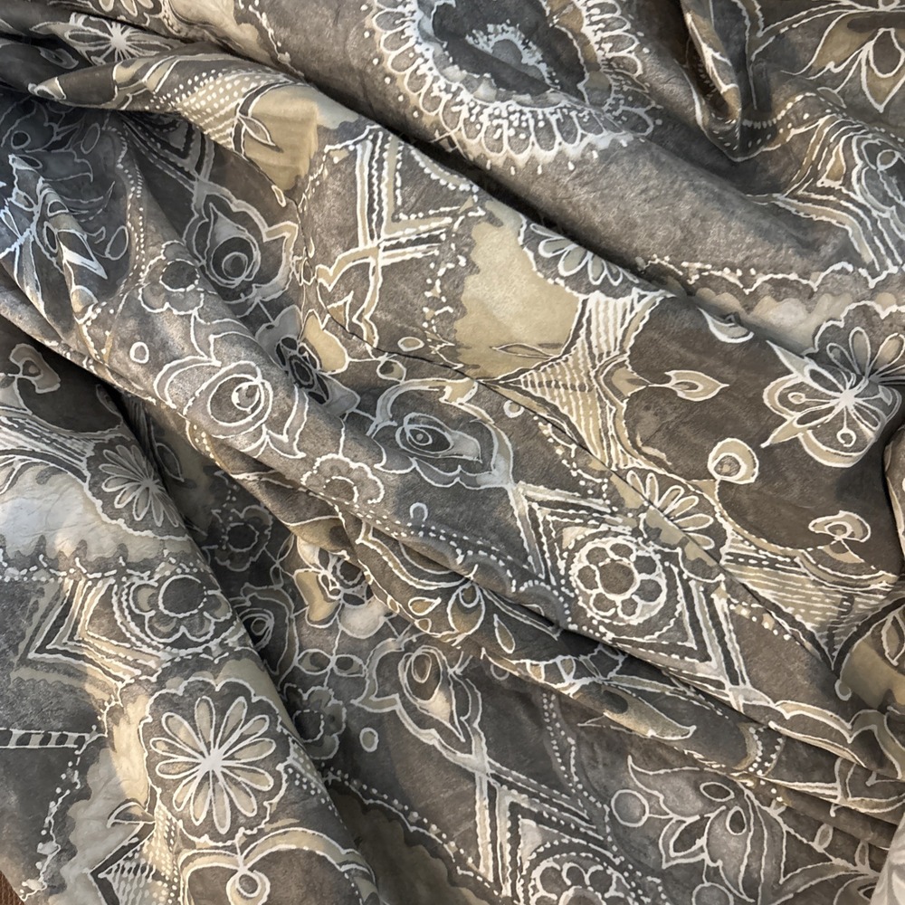 POTTERY BARN Jacolyn ? DUVET COVER F/Q 2 STD SHAMS, GREY/WHITE SPARE BR DISPLAY - Picture 5 of 14